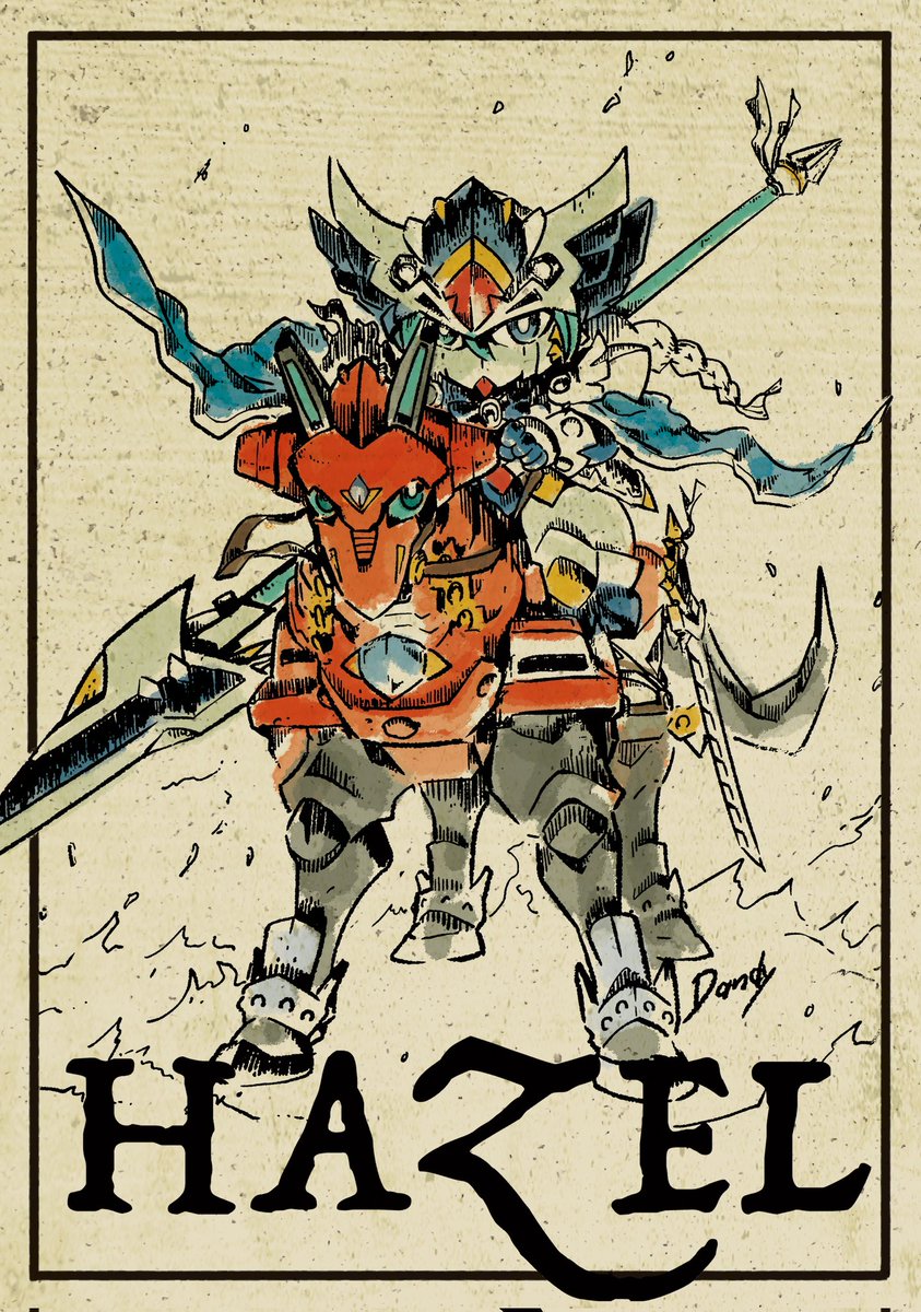 イベントが近づいてきたのでちょっとずつやってますよ感を出しておこう。再利用ですみません。
ちなみにヘイズルのこの槍、バインドランサーと言うんですが、両肩についてるシールドが変形して槍になるということで実は2本あるんですね。さっき知りました。 