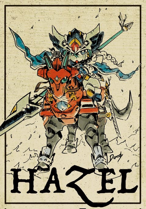 イベントが近づいてきたのでちょっとずつやってますよ感を出しておこう。再利用ですみません。
ちなみにヘイズルのこの槍、バインドランサーと言うんですが、両肩についてるシールドが変形して槍になるということで実は2本あるんですね。さっき知りました。 
