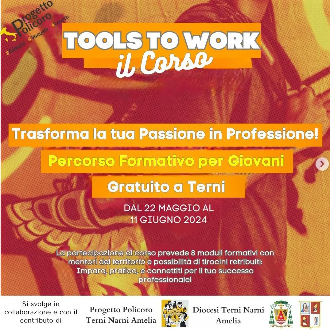 Un bel pomeriggio a Sant'Alò di #Terni grazie agli amici del progetto #Policoro che hanno organizzato il percorso 'Tool to works' per orientare i giovani nel mondo del lavoro #GoodNews