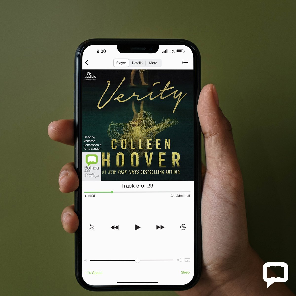 Prepare for a spine-tingling thriller as @colleenhoover takes you on a journey of shocking revelations and twisted truths in Verity. Listen on BorrowBox now!