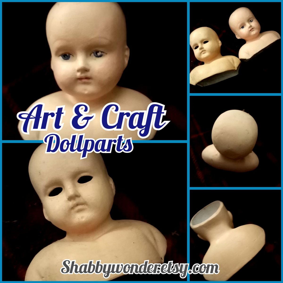 ShabbywonderUk's tweet photo. Having a rummage through my "own" crations and some will be up for grabs soon. Made from Composition and Papermache, hand painted. After Antique models from Kestner and others. #artistssupply #assemblageart #mixedmedia #porcelaindolls #dollparts #art #creeyart #curiosity https://t.co/pM0CA0nG4A