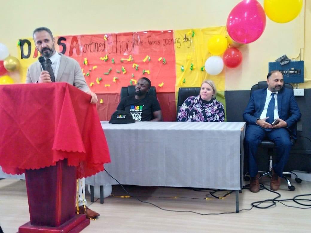 JackMsibi's tweet image. Table Tennis Launch at DANSA College. 
"Sport has the power to change the World." Nelson Mandela

#RISEMzansi #TogetherWeRise #Sport