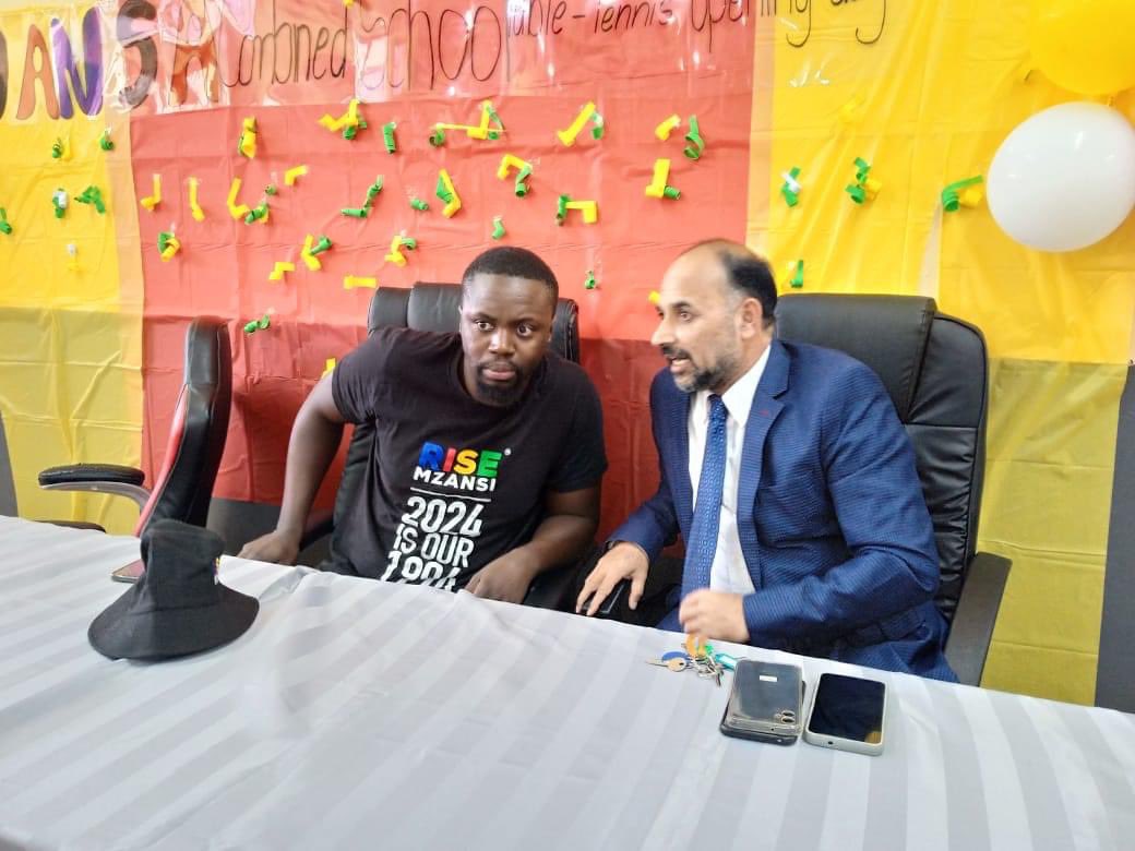 JackMsibi's tweet image. Table Tennis Launch at DANSA College. 
"Sport has the power to change the World." Nelson Mandela

#RISEMzansi #TogetherWeRise #Sport