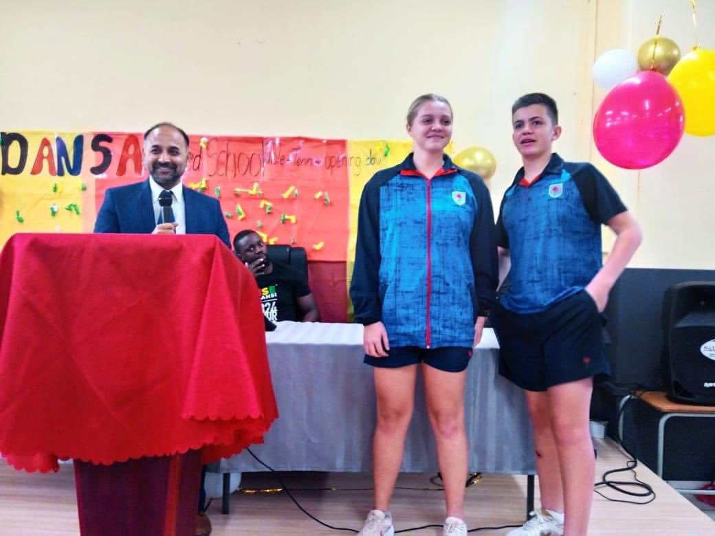 JackMsibi's tweet image. Table Tennis Launch at DANSA College. 
"Sport has the power to change the World." Nelson Mandela

#RISEMzansi #TogetherWeRise #Sport