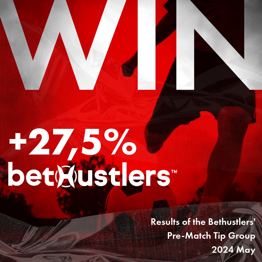 Results of the Bethustlers' Pre-Match Tip Group 📈🏆

We are excited to share the impressive performance of the Bethustlers' pre-match tip group! 🌟 The group, which launched on May 2nd, has achieved a remarkable 27.5% profit to date. 📊💰

Our tips are crafted with precision and