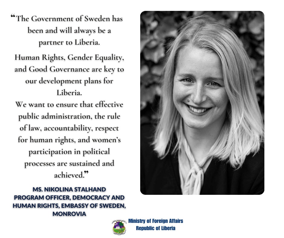 🕊️ Liberia and Sweden have a longstanding and strong relationship built on shared values of democracy, human rights, and sustainable development. 🇱🇷🤝🇸🇪 From collaborative healthcare projects to educational initiatives, our partnership continues to thrive and uplift communities.