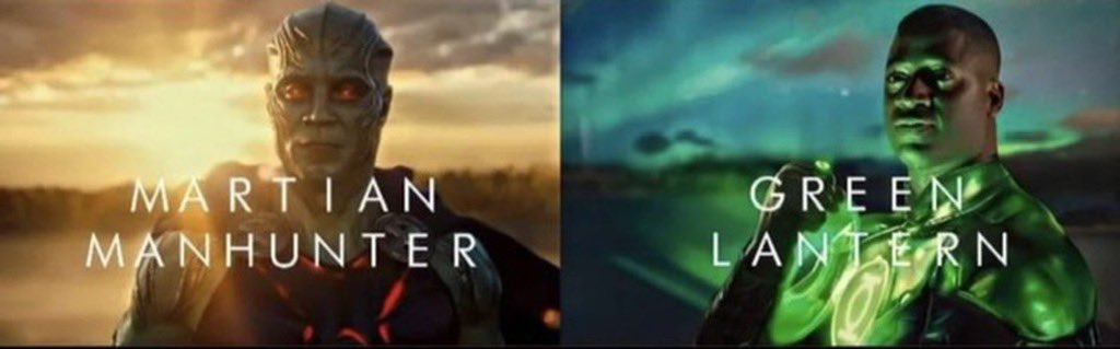 TheSnyderCutFan's tweet photo. MARTIAN MANHUNTER
GREEN LANTERN https://t.co/bs4YXkeTc2