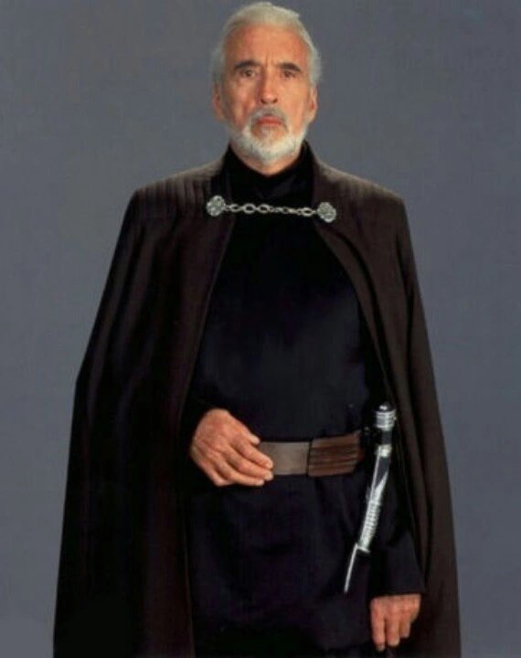 Sir Christopher Lee as Count Dooku 😍 #ChristopherLee #SirChristopherLee #CountDooku #DarthTyranus #AttackoftheClones #RevengeoftheSith