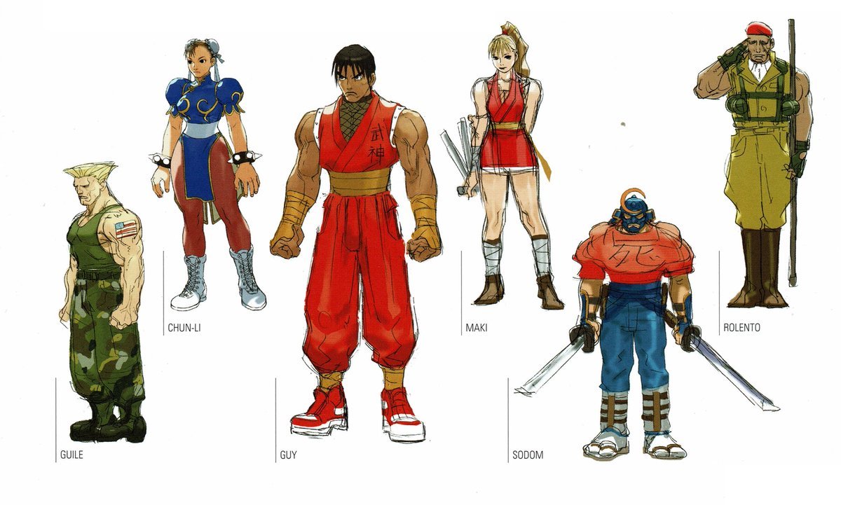 ShotoGamer's tweet photo. #FinalFight #Guy #Sodom #Rolento #Chunli #Guile #SFZero #SFAlpha https://t.co/IOzea2gWk4