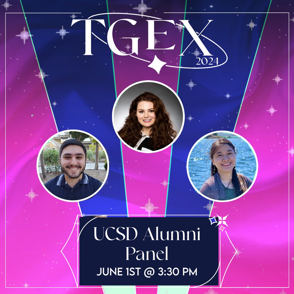 tritongamingsd's tweet photo. THEY'RE BACK!! THEY CAME BACK FOR US!!! 🥹
Join us as we hear from some of UCSD's🔱 very own alumni as they share about their experience in the Triton Gaming org, their responsibilities, and some of the various industries they feel Triton Gaming has helped prepare them for! 🧜♀️ https://t.co/Ha7IQ115by
