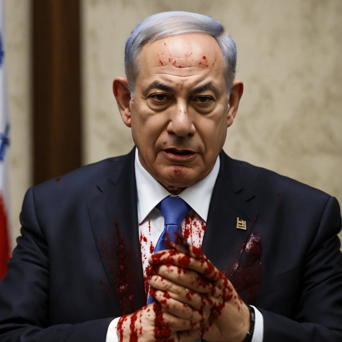 IzamJoyy's tweet photo. This shit Netanyahu just claimed that the Rafah Refugee Camp Massacre was a “tragic mistake.” Bitch really?! It was NO MISTAKE you planning this war and burning all the rafah districts!!! #IsraelLancau #IsraelIsATerroristState‌ #israelpukimak #israelkoyak https://t.co/CXJrz52F57