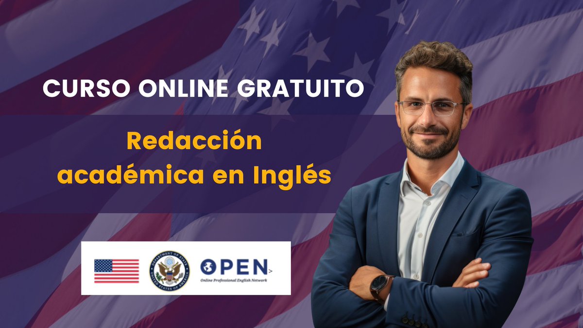 Curso Online Gratuito de "Redacción Académica en Inglés"

Más detalles en: lacuadrauniversitaria.com/curso-gratuito…