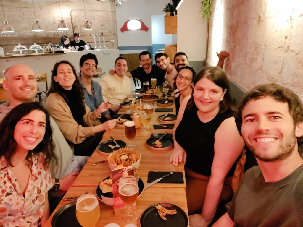 Oriol Mirallas MD (@drmirallas) on Twitter photo 🎉 It's not all about work 🎉
👋🏼 Goodbye to the great fellows that came to our unit <a href="/dmorchon95/">Daniel Morchón</a> <a href="/IgnacioPerezCr/">Ignacio Pérez Criado</a> and Dr. Pérez
🍔 Dinner with #phaseI #drugdevelopment UNIT <a href="/VHIO/">Vall d’Hebron Institute of Oncology (VHIO)</a> <a href="/vallhebron/">Vall d'Hebron</a> <a href="/BelenOM_/">Belén Ortega Morillo</a>
Taking care of our ♥️
#research #oncology 🎉 It's not all about work 🎉
👋🏼 Goodbye to the great fellows that came to our unit <a href="/dmorchon95/">Daniel Morchón</a> <a href="/IgnacioPerezCr/">Ignacio Pérez Criado</a> and Dr. Pérez
🍔 Dinner with #phaseI #drugdevelopment UNIT <a href="/VHIO/">Vall d’Hebron Institute of Oncology (VHIO)</a> <a href="/vallhebron/">Vall d'Hebron</a> <a href="/BelenOM_/">Belén Ortega Morillo</a>
Taking care of our ♥️
#research #oncology