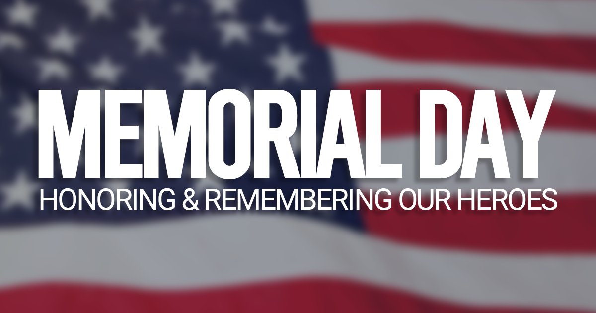 Today, we honor and remember the brave men and women who made the ultimate sacrifice for our country. 🇺🇸

#MemorialDay #HonorAndRemember