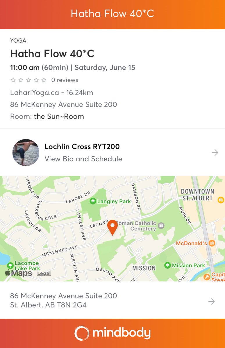 My first yoga class is on the schedule at Lahari in St. Albert!  get.mndbdy.ly/IqwxjFRWWJb
