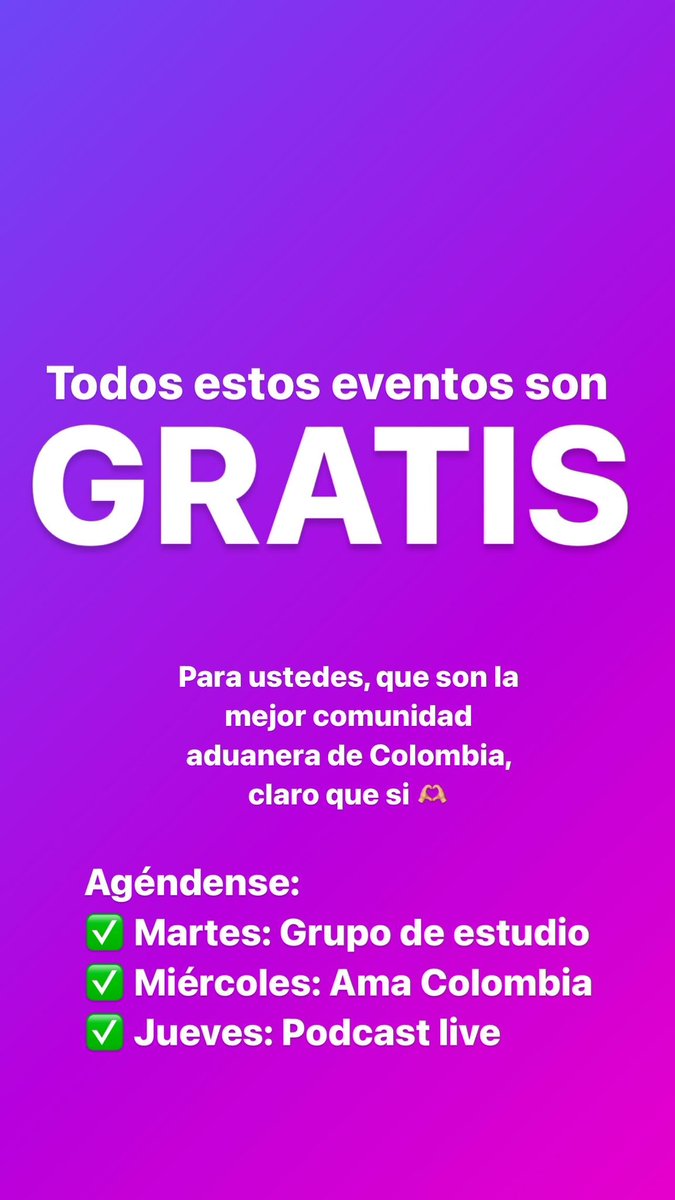 Agéndense para los eventos gratuitos de la comunidad aduanera!