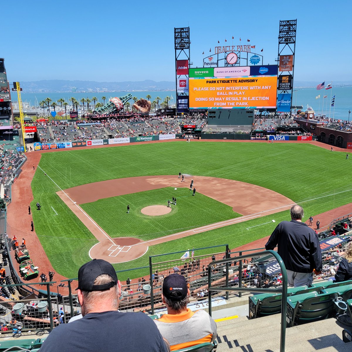 MFriedman_22's tweet image. Play Ball !! ⚾️🇺🇸
#Phillies #SFGIANTS #OraclePark #MemorialDay