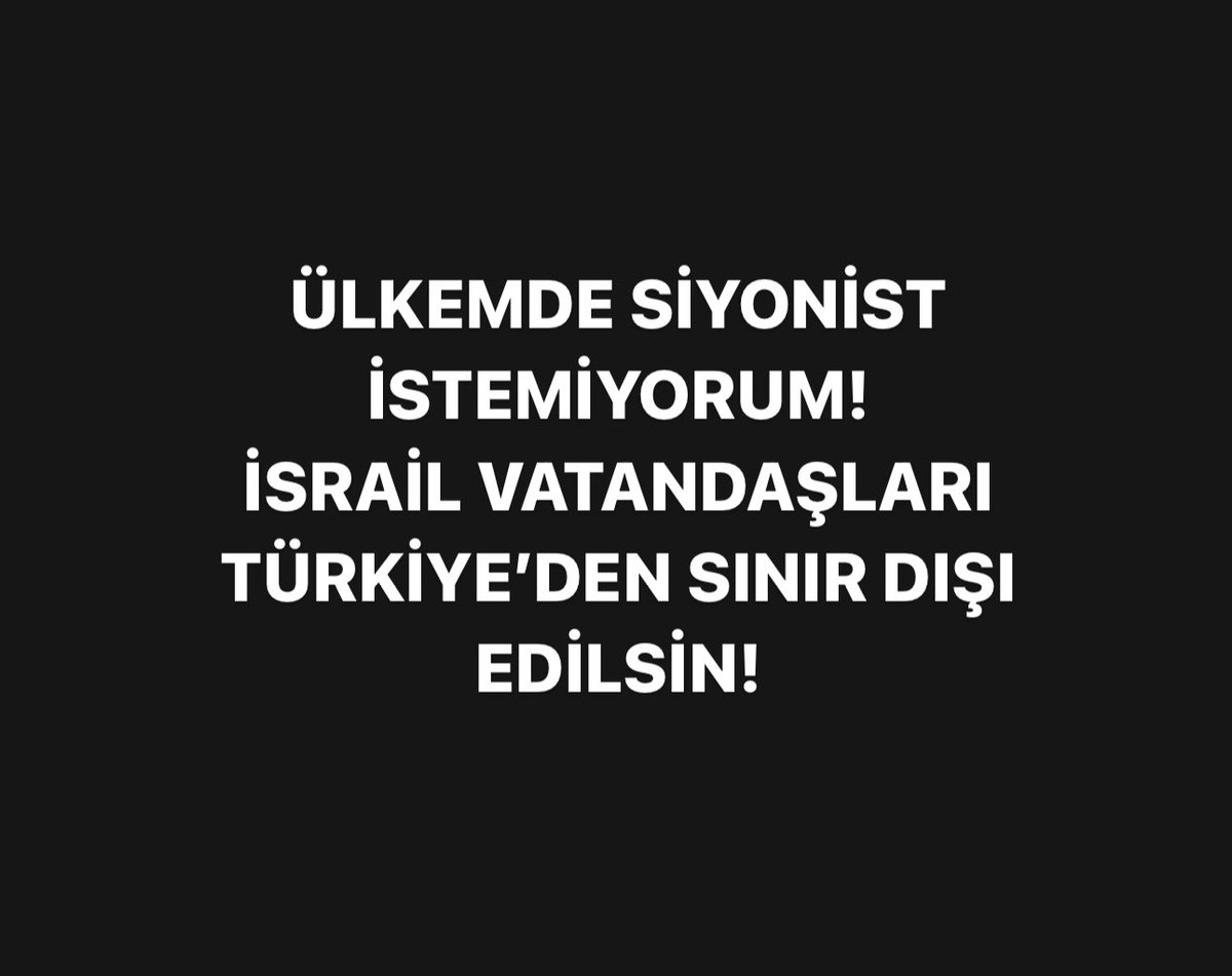 Türkiye’deki tüm İsrail vatandaşları sınırdışı edilsin! Çifte vatandaşlık dolayısıyla Türkiye Cumhuriyeti pasaportu taşıyan İsrailliler ülkemizin vatandaşlığından atılsın ve deport edilsin! #RafahOnFıre