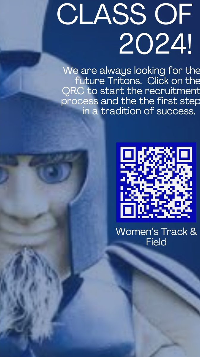 ‼️Become a Triton‼️ We are still looking for 2024 High School Seniors. Scan the QR code for access to our recruitment link. #icxctf