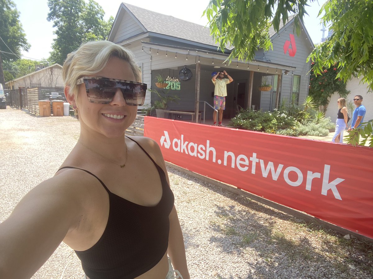 vakaytion's tweet photo. Painting Austin RED @akashnet #akashaccelerate24 https://t.co/J2wqh5TLZ6
