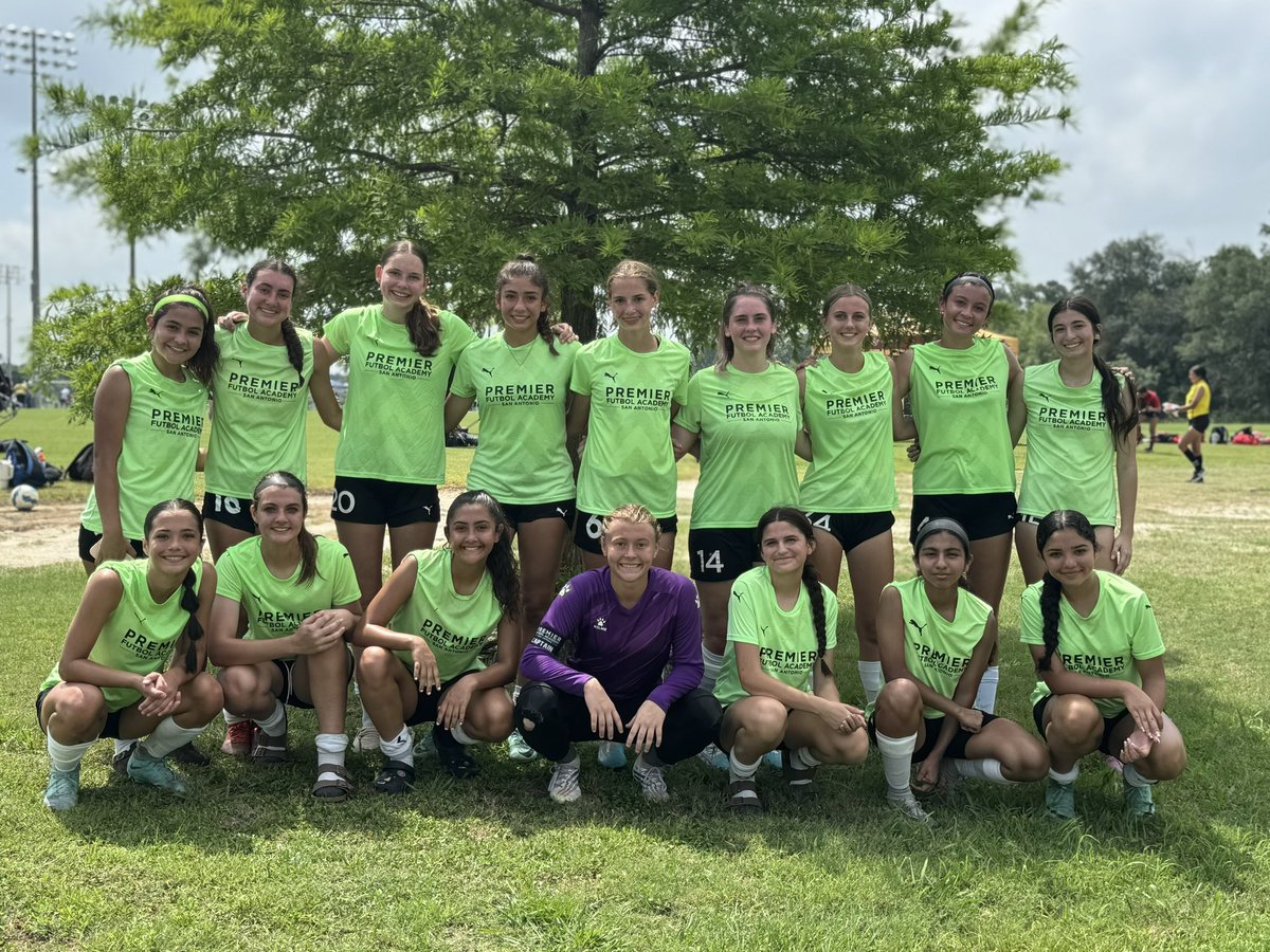 Finished Texas Shootout Showcase strong. 
These girls started with a tough loss 1-2 to Steel United, but refocused to earn two wins after that. 2-1 vs Dallas Surf RL &amp; 6-2 vs FCDallas RL. Now on to summer training!