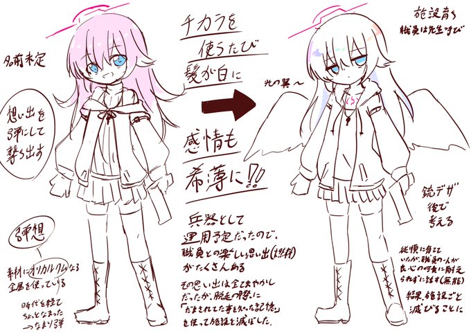 レメリィの初期設定を昨日掘り出したんだった 