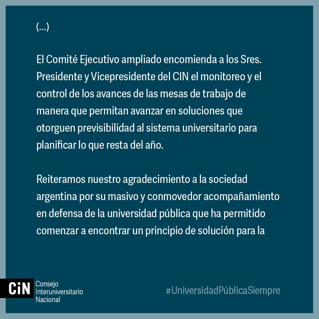 🗣️COMUNICADO del @CINoficial