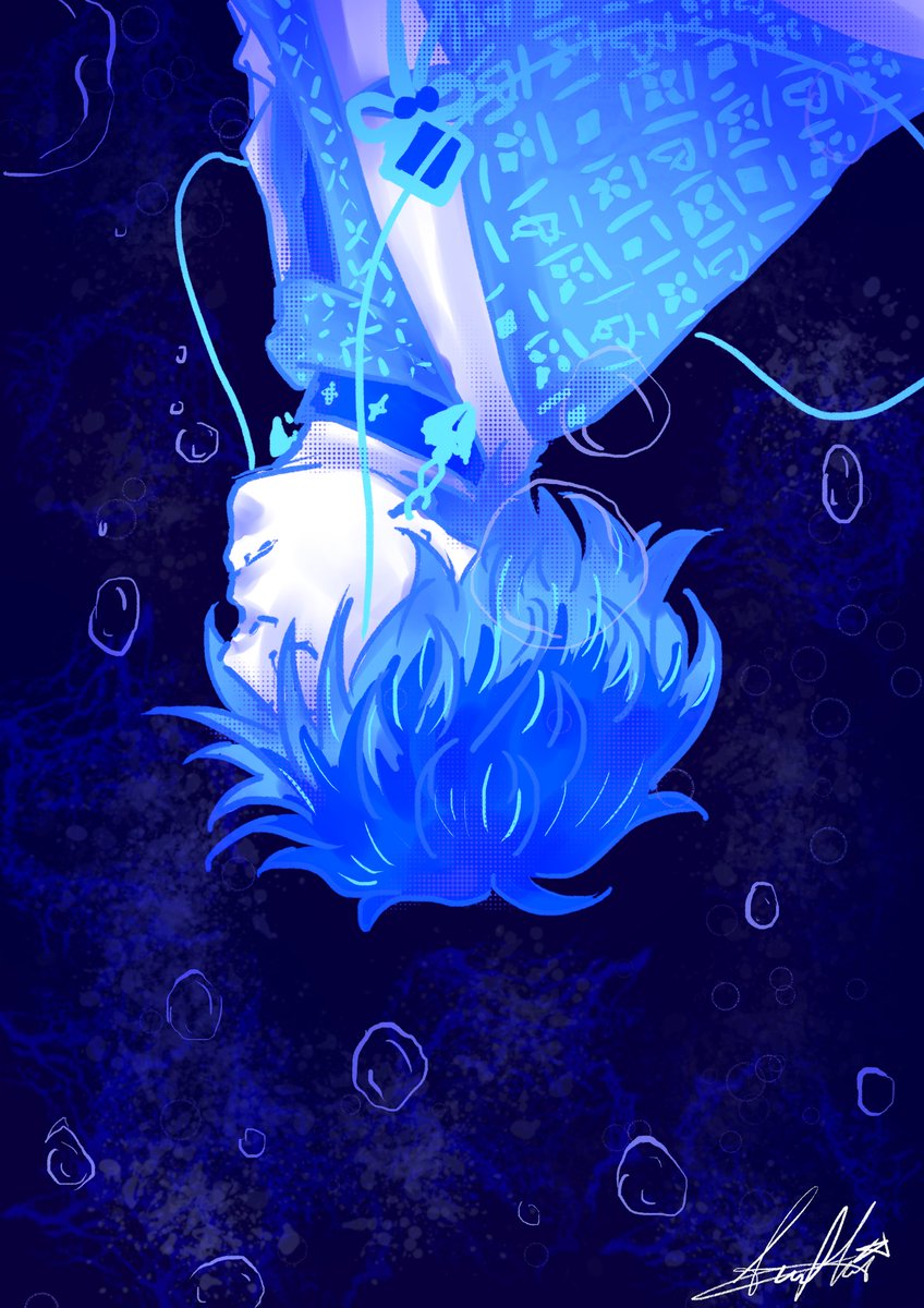 Sberrymermaid's tweet photo. Happy 1 year Blue Light 💙
#Ikenography https://t.co/kvlgTC5TfV