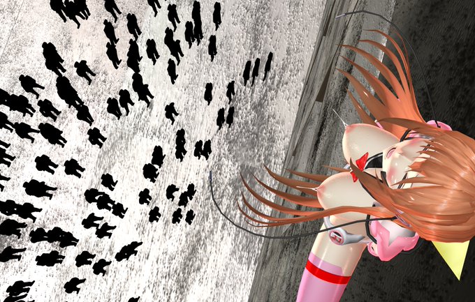 シンフォニックリリーがビルの外壁に開脚磔にされ、上魔ディラックに念力で身体を弄ばれながら射乳絶頂してしまうという未だかつて誰も思いつかなかった斬新なシチュエーションです 