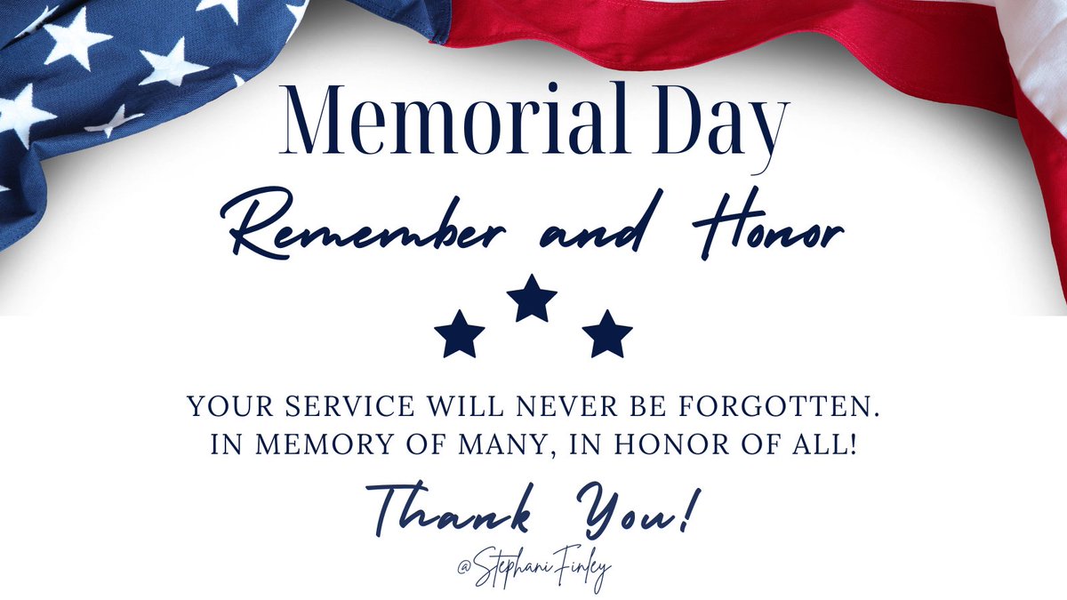 StephaniFinley's tweet image. Remembering all those who have Sacrificed and #Served for our freedoms. God Bless them and their families. 🇺🇸

#MemorialDay2024
#LeadershipMatters
#MondayThoughts