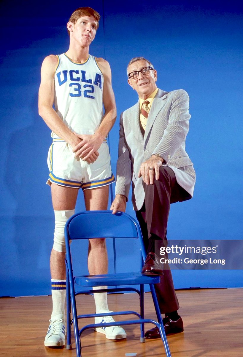 Bill Walton & John Wooden…two sages.