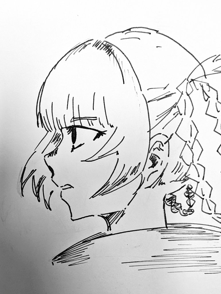 模写 コトヤマさんの描く女の子って魅力的だよなあ 