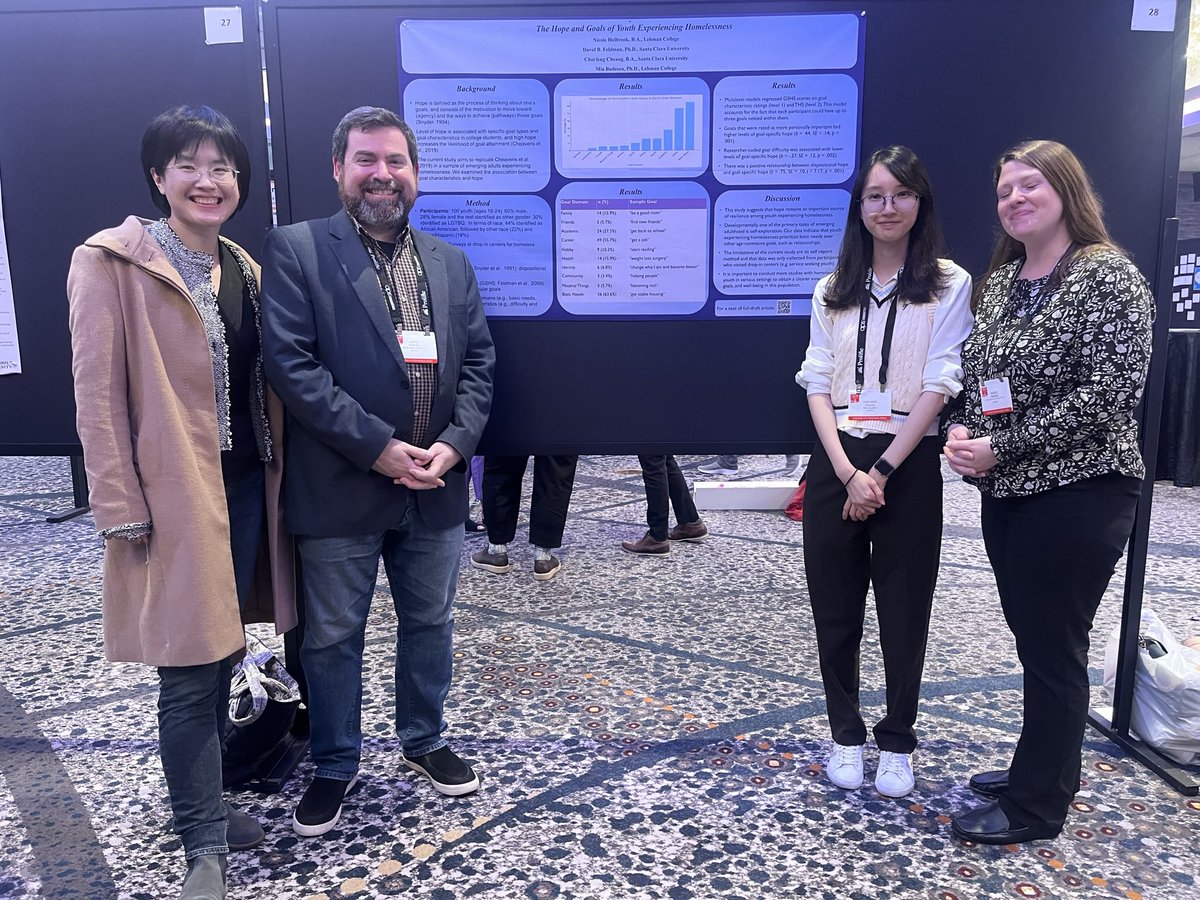 NicoleMari8319's tweet photo. So grateful to have had the opportunity to present my poster on the hope and goals of youth experiencing homelessness at the 2024 APS conference! #APS24SF #aps2024 https://t.co/D4lCkaoZ2N