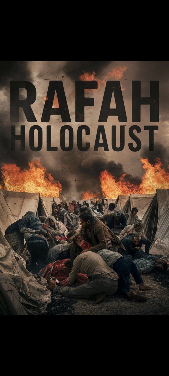 Ve ey insanlıktan nasipsiz İsrail ordusu Allah topluluğunuzu dağıtsın kahr-u perişan etsin sizi!

Deprem, sel, felaket, kıtlık, azap ve bilumum kaza ve belaları onların başına bardaktan boşanırcasına yağdır! Yerin altına geçir onları!
#RafahOnFıre