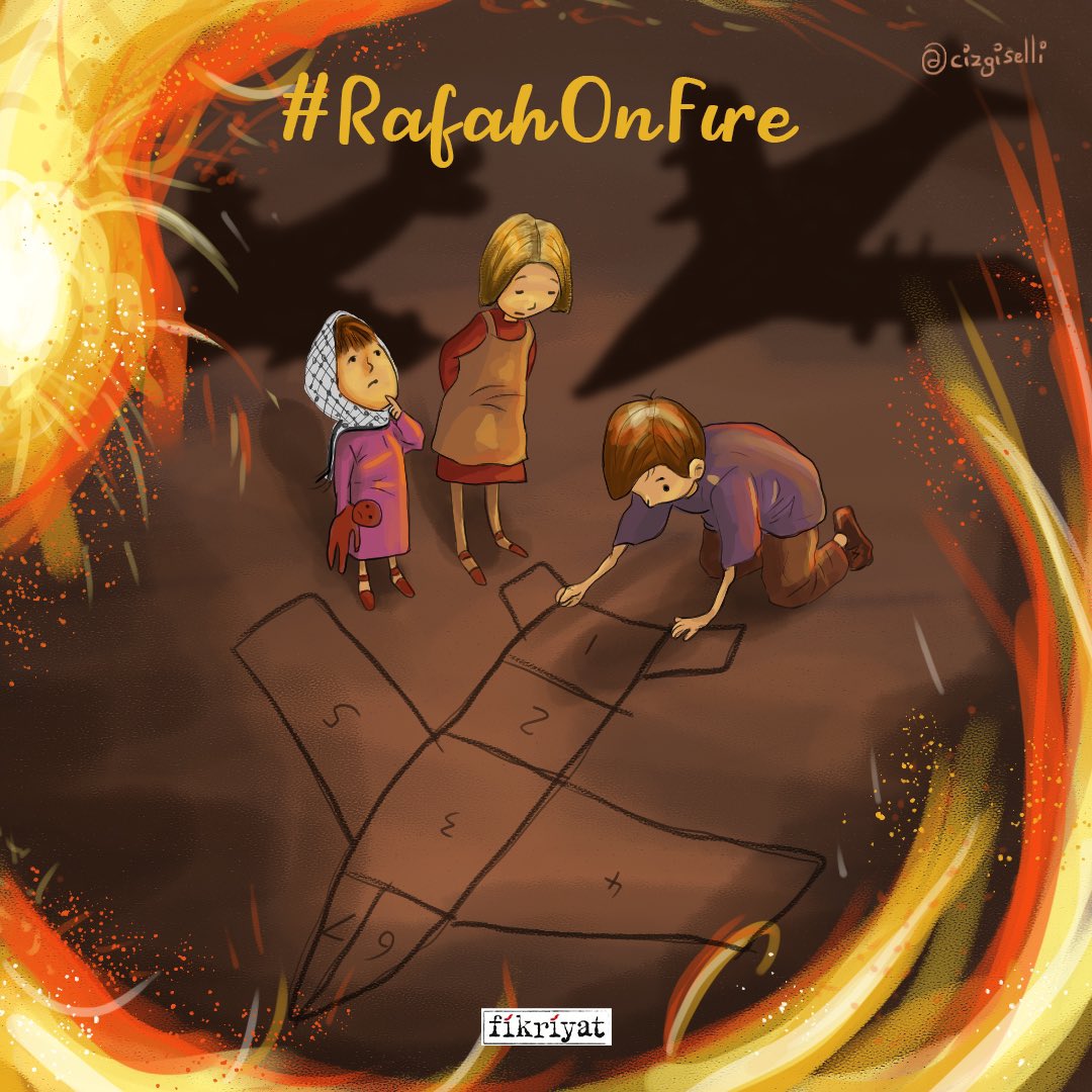 “Çocukları ürkütülmüş bir dünyanın denizi mavi olsa ne yazar, olmasa ne...” 

Cahit Zarifoğlu 💔

#RafahOnFire