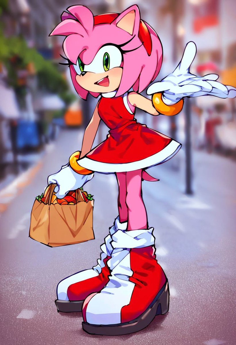 What do you LOVE About Amy? ART BY: piink_mayhem #sonicfanart #SonicTheHedgehog #amyrose