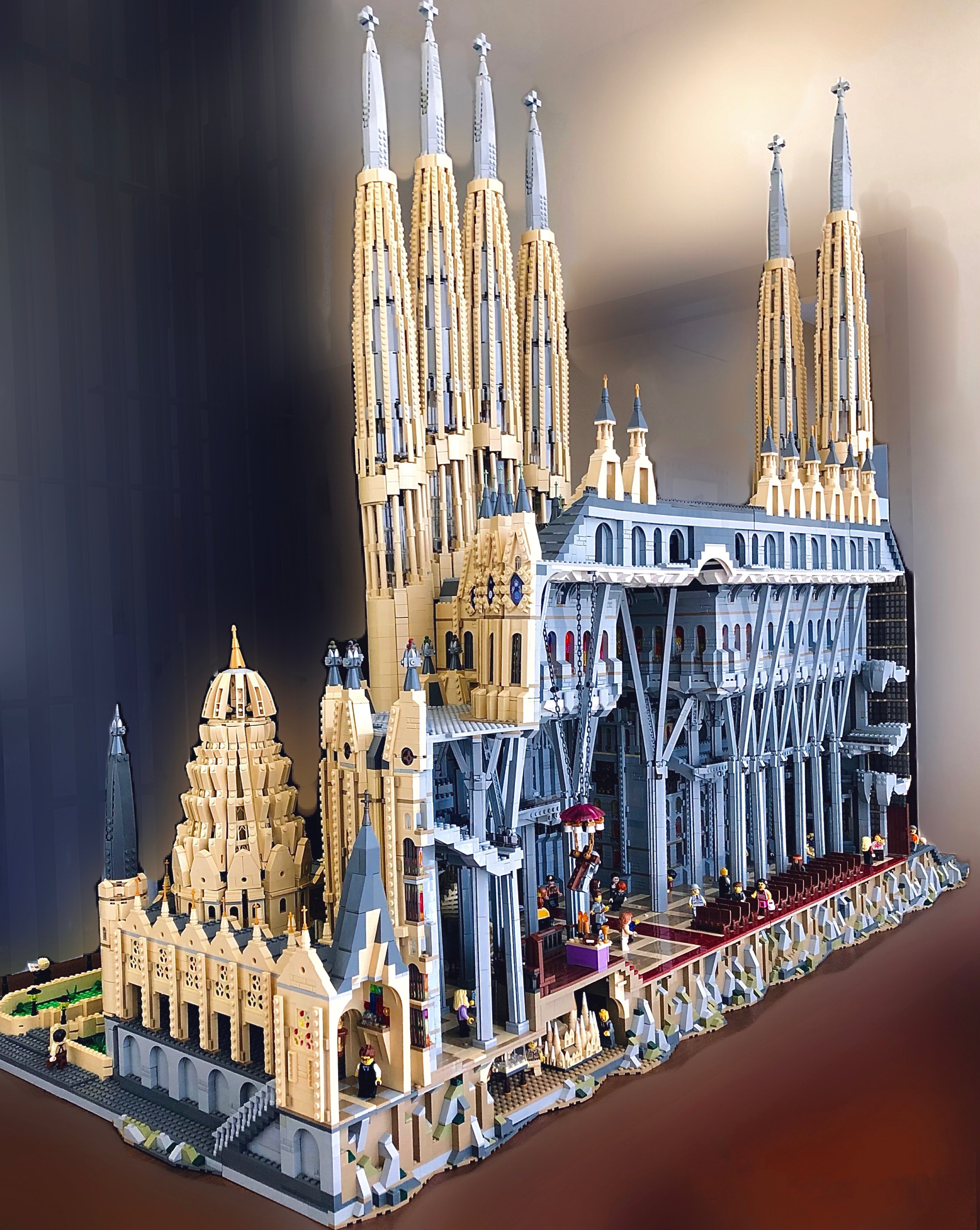 AJ designer on X And the Sagrada Familia hasn t even completed yet to this day. On another note I wish to have this dedication of LEGO custom creations. I ve always wanted