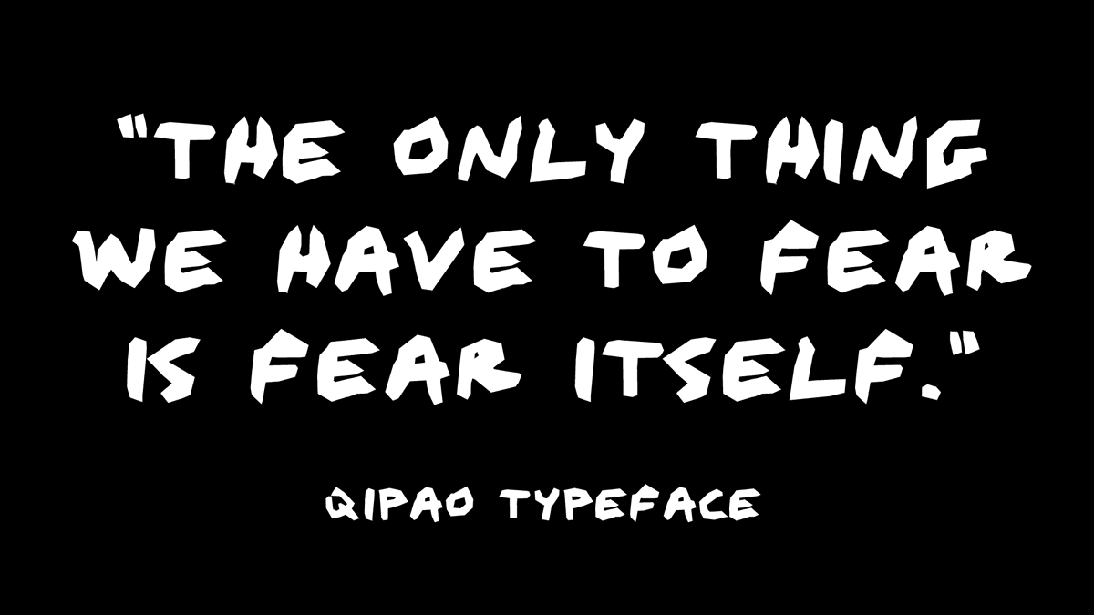 teknike_'s tweet photo. "The only think we have to fear is fear itself"
Qipao #typeface #designer @thomakikis @teknike_ on @MyFonts
#design #fonts #lettering #graphicdesign #today #custommade #custom #goodtype #type #greek #retro #synthwave #font #typography #qipao #TEKNIKE
https://t.co/NreATLkMYb https://t.co/tZ9U9dVIVW