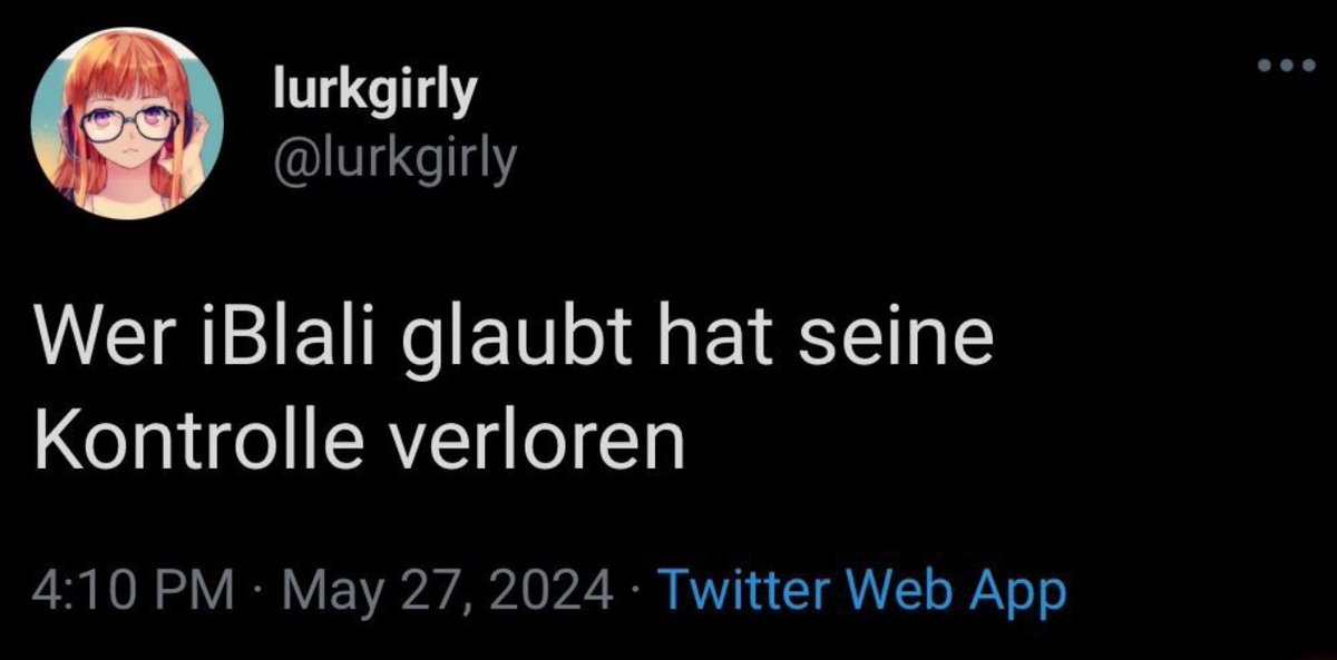 alexa_hallo's tweet photo. Bin sprachlos… der Mann ist halt 33

Wer iBlali nicht glaubt hat seine Kontrolle verloren https://t.co/yC0FDRDKFz