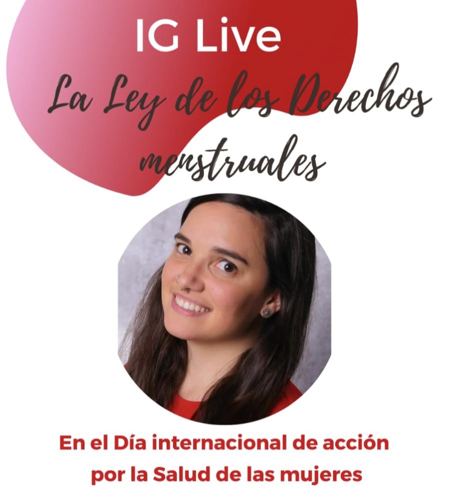 ¿Conoces tus #derechosmenstruales? 
En el día Internacional de Acción por la Salud de las mujeres, Ma. Victoria López Benito entrevistará a Nora Pascual de <a href="/menstrualmente/">MenstrualmenteHablando (MH)</a> hablando.
🩸MARTES 28/05  a las 19:00h por Instagram: lavidaenrojo_asociacion

#dignidadmenstrual
