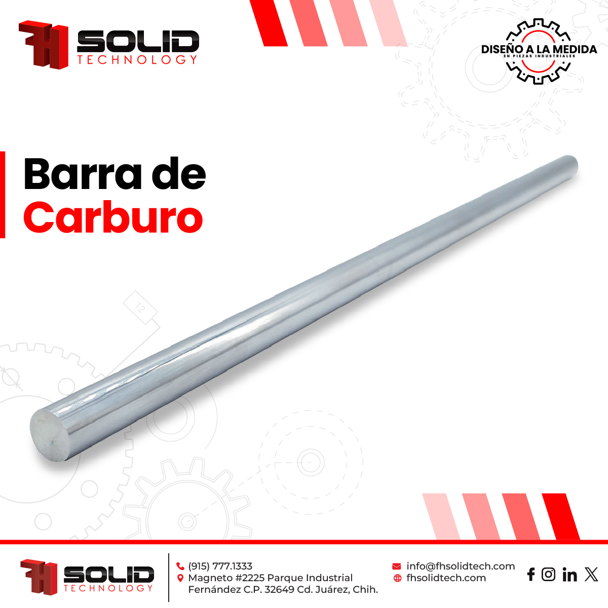 FhSolid's tweet photo. ¡Potencia tu producción con nuestras Barras de Carburo! Diseñadas para ofrecer resistencia, durabilidad y rendimiento excepcional en una amplia variedad de aplicaciones industriales.

#BarrasdeCarburo #Calidad #Rendimiento https://t.co/3EE0FqRRRp