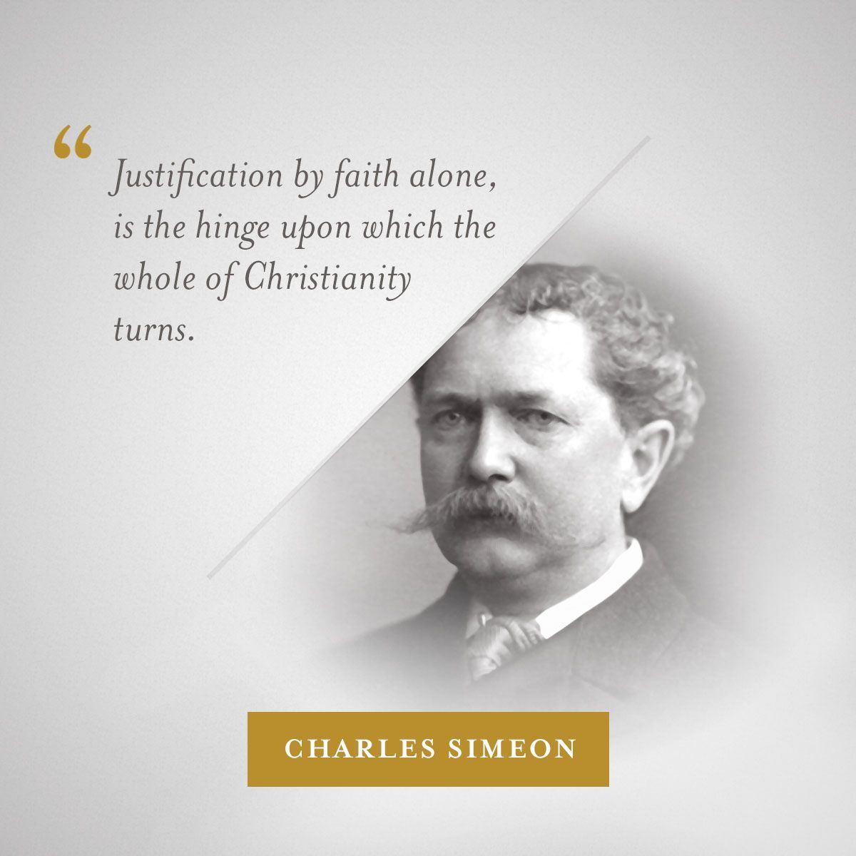 PreachingJKA's tweet photo. "Justification by faith alone is the hinge upon which the whole of Christianity
turns." - Charles Simeon https://t.co/z2l8Ntdsq9