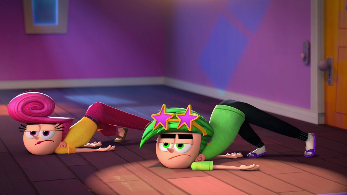 Me gustó el concepto que en la nueva serie Cosmo y Wanda sean una pareja retirada, pero también queriendo tener otro ahijado a quien cumplirle deseos.

Los adoro.