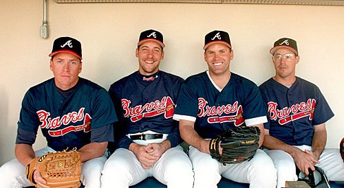 The 1997 Atlanta Braves starting rotation.