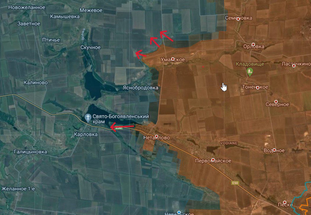 Russian forces have approached Karlovka - Avdeevka front. #Ukraine #UkraineWar #UkraineRussiaWar #UkraineNazis #ZelenskyWarCriminal #ZelenskysWar