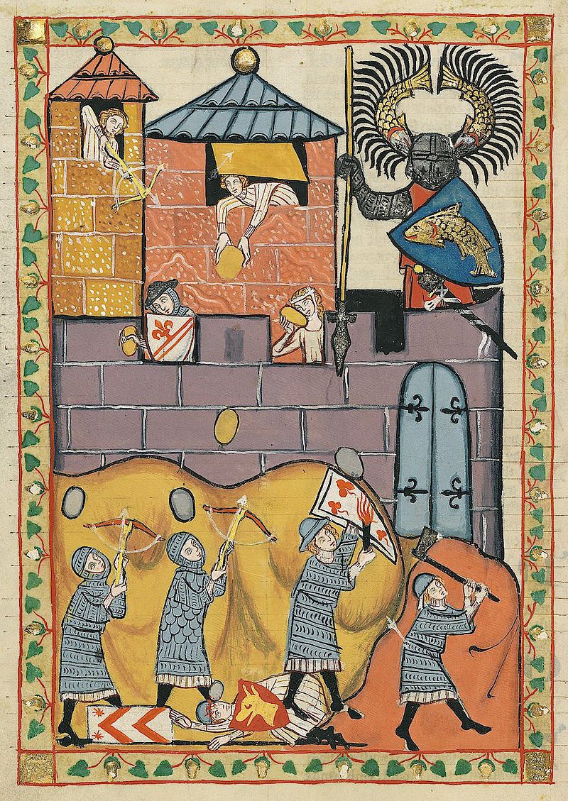 Sharp_Sticks's tweet photo. Codex Manesse goes buckwild with the helmets https://t.co/VWdbPHrsKU