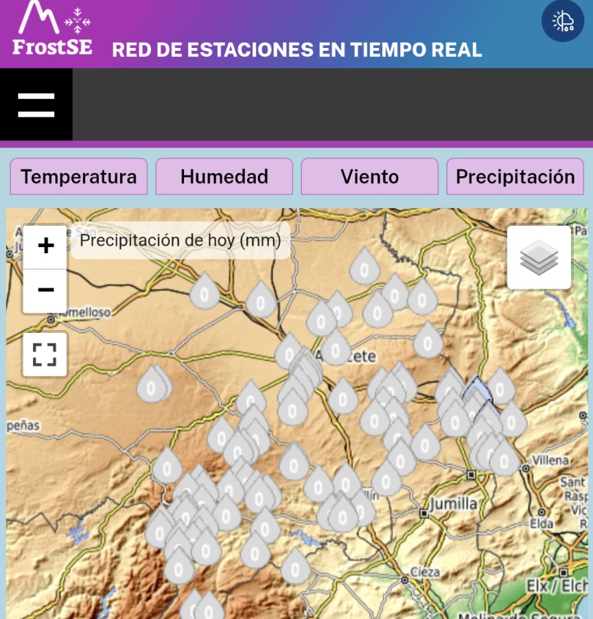 📊🌡️🌧️Resumen meteorológico de hoy 27/05/2024 en la provincia de #Albacete (#RedSuremet). Temperaturas máximas, mínimas, rachas máximas de viento y precipitaciones. Más info --> suremet.es #meteoAB