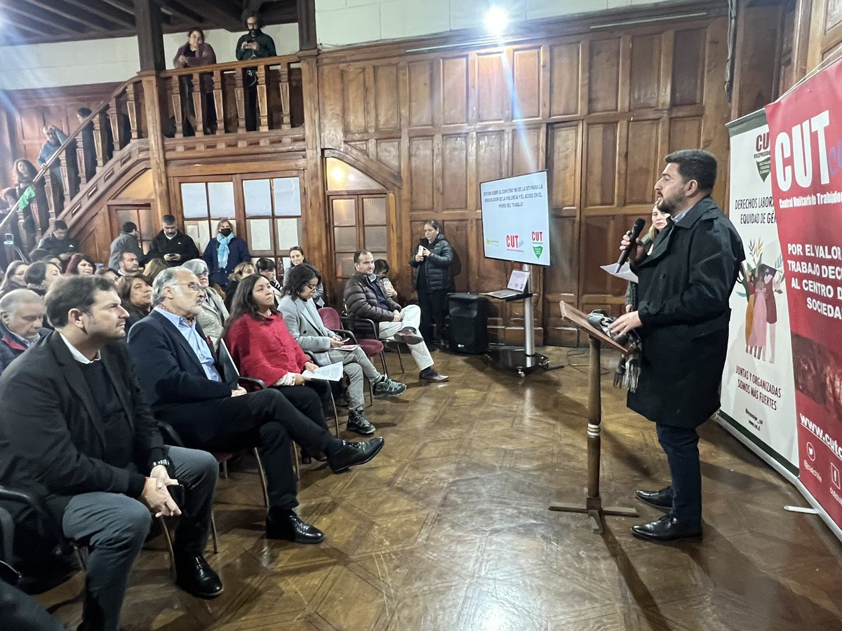🟣Director <a href="/pzenteno01/">Pablo Zenteno Muñoz</a> participó en la presentación de resultados del “estudio sobre el convenio 190 de la OIT para la erradicación de la violencia y el acoso en el mundo del trabajo”