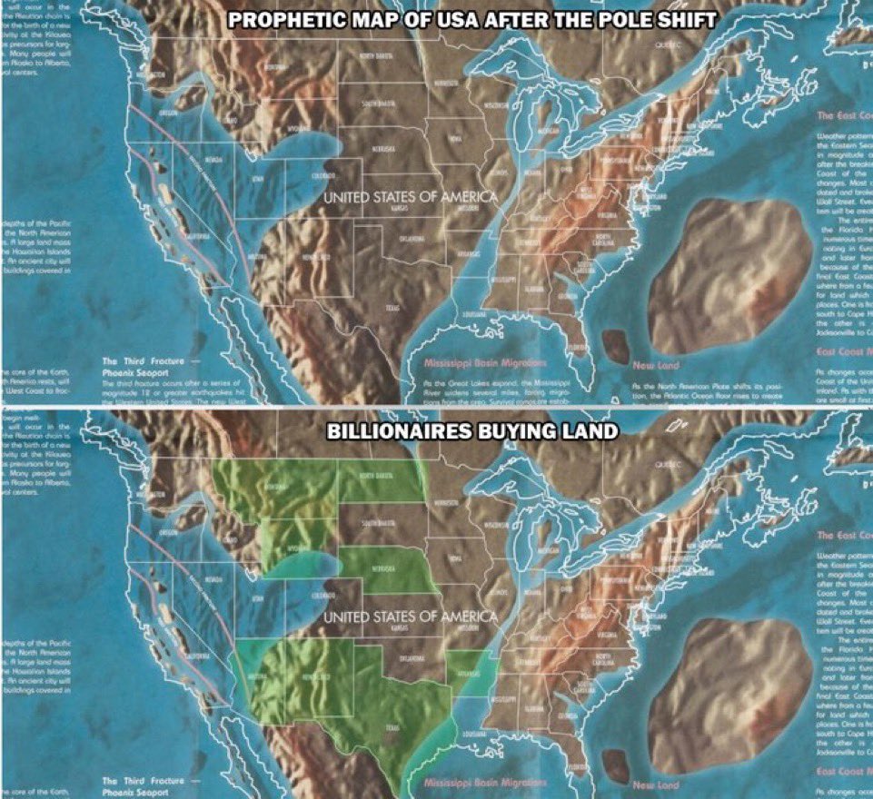 This is a very interesting comparison. I have seen this map before, but never with this comparison. My thoughts on this map was that it was a map from the USGS predicting a cataclysmic event or something like that. Have you seen this map before?