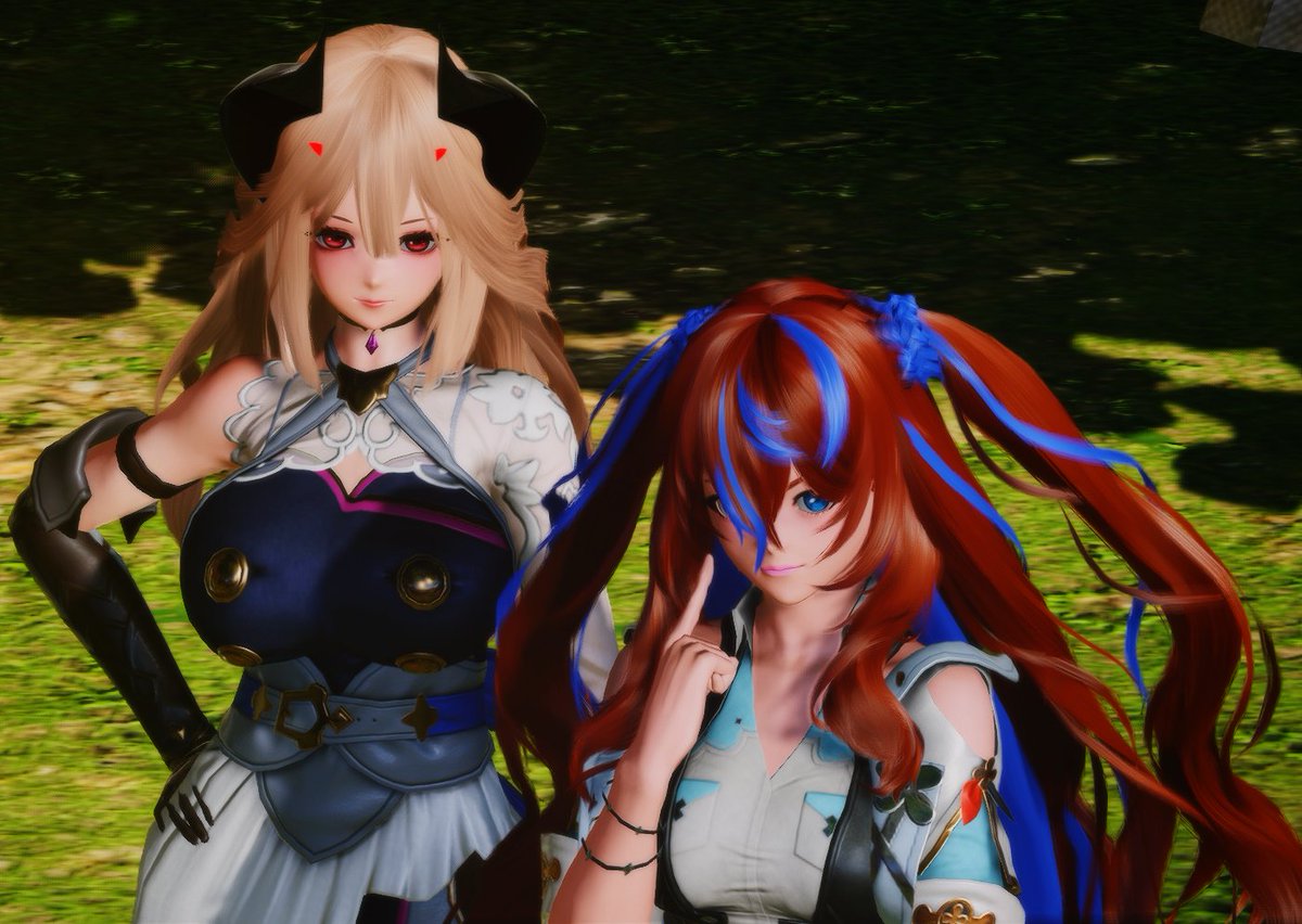 Atelier style colab with herja. I hope you all like the pics we took, we definitely had a blast taking them😁 #PSO2NGS_SS #PSO2NGS ft. @Skrocker813